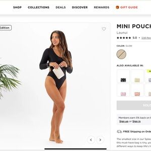ALOHA Collection Launui Mini Pouch in Glow